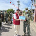 國軍漏夜進駐台中非洲豬瘟案例場支援清消工作 農業局長赴現場慰勞致謝